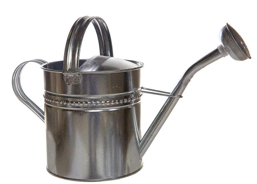 7L Round Galvanised Watering Can