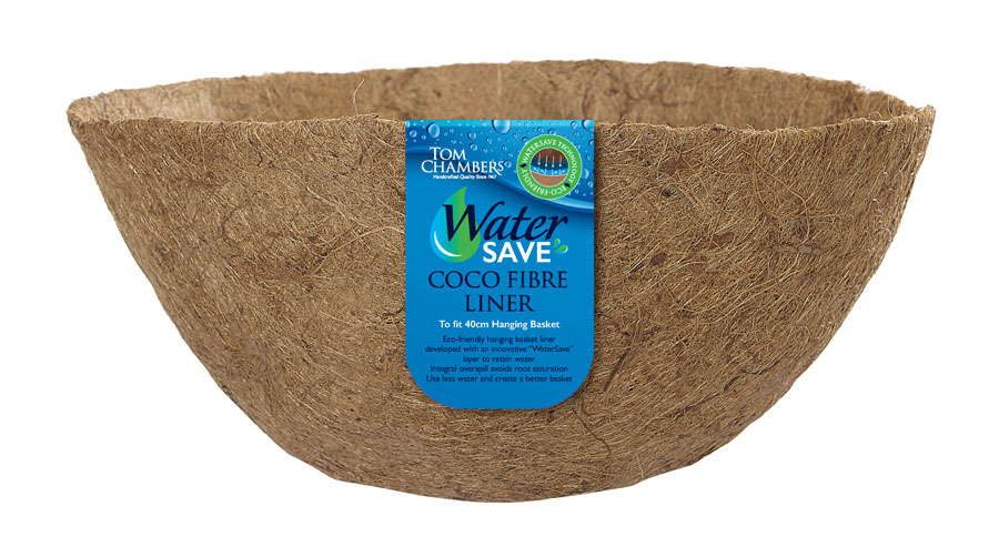 Coco Fibre Liner Water Save For 40cm Tom Chambers Hanging Basket