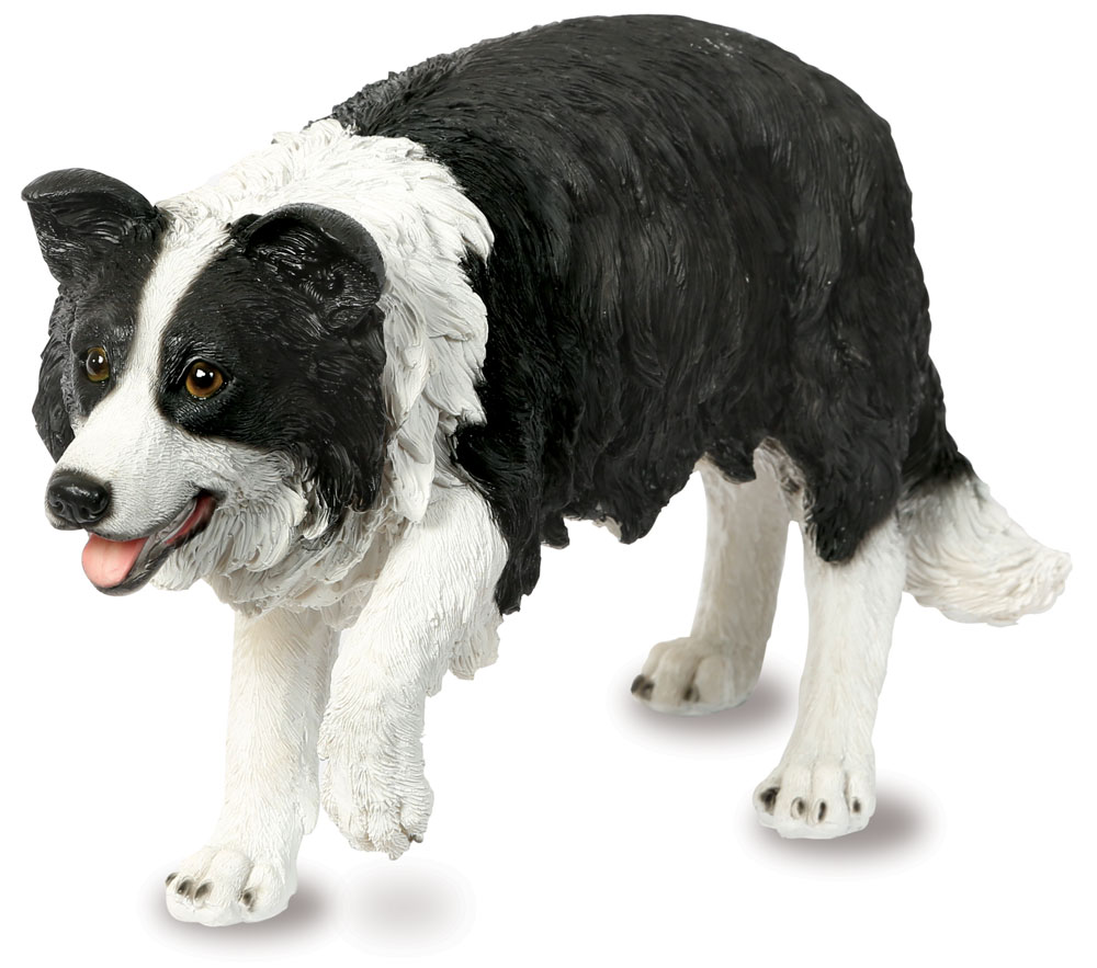 Small Collie Dog - Animal Art Garden Ornament