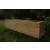 Wooden Garden Planter Trough Large Brown Wood Stain - view 1