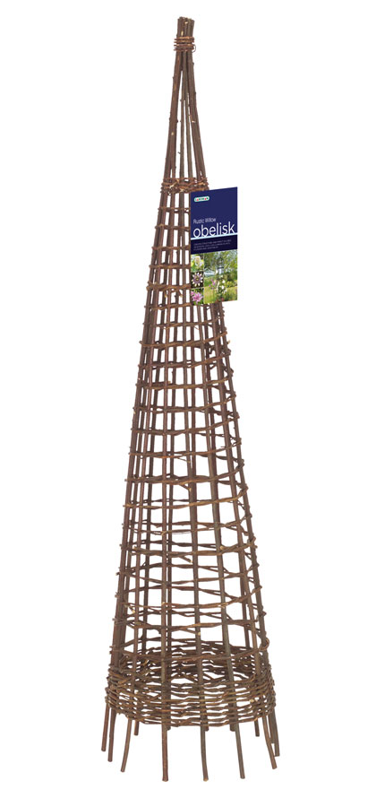 Rustic Willow Obelisk - 1.5m Garden Obelisk