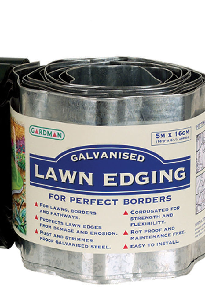 Galvanised Steel Border Lawn Edging