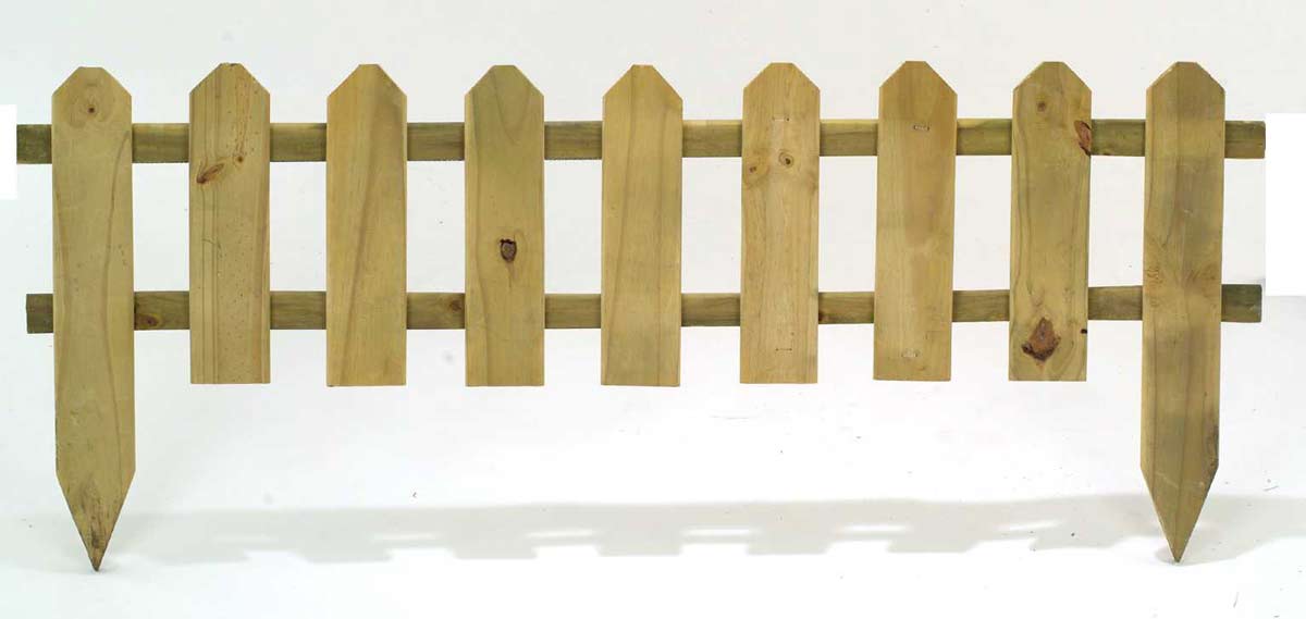Wooden Picket Fence - Manor