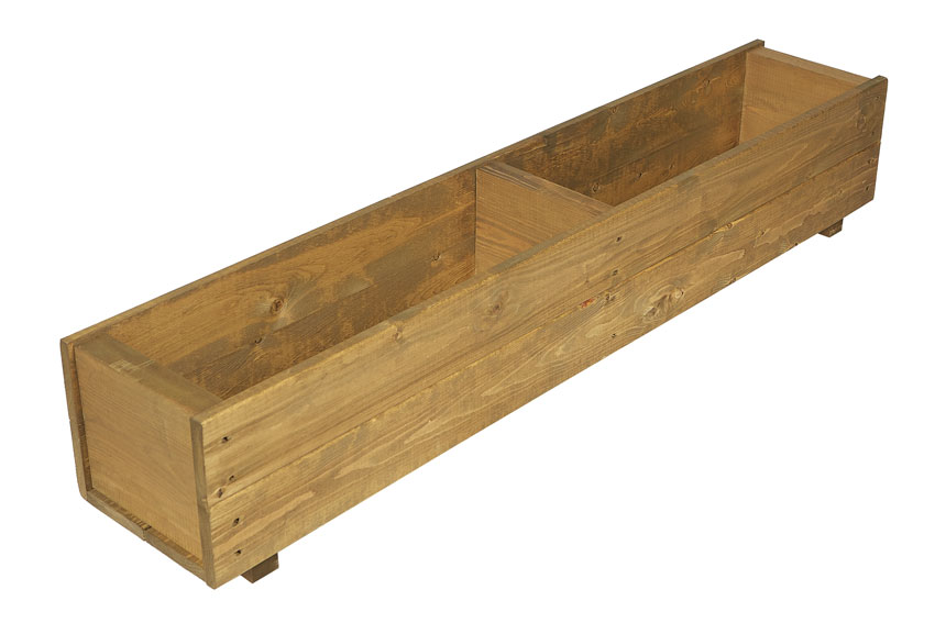 120cm Wooden Trough Planter