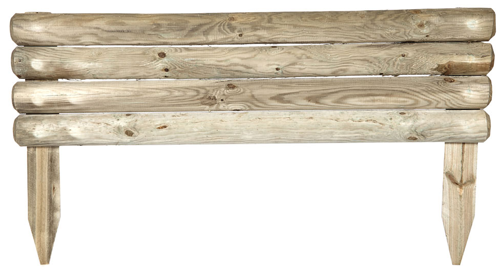 Fixed Log Panel Edging Board  28cm