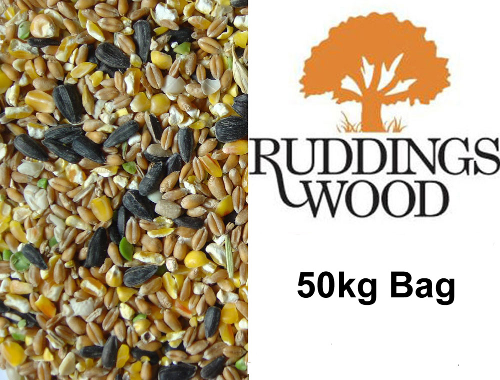 50kg Ruddings Wood Wild Bird Seed Blend