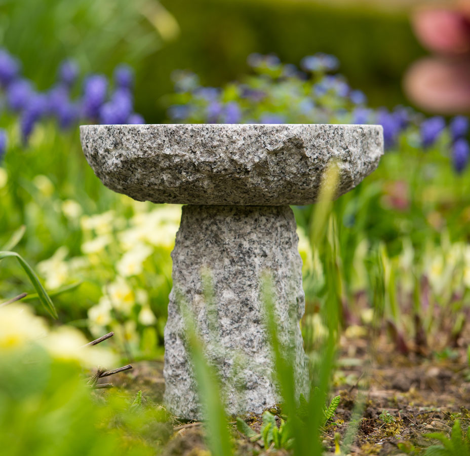 Tom Chambers Large Stone Bird Bath.