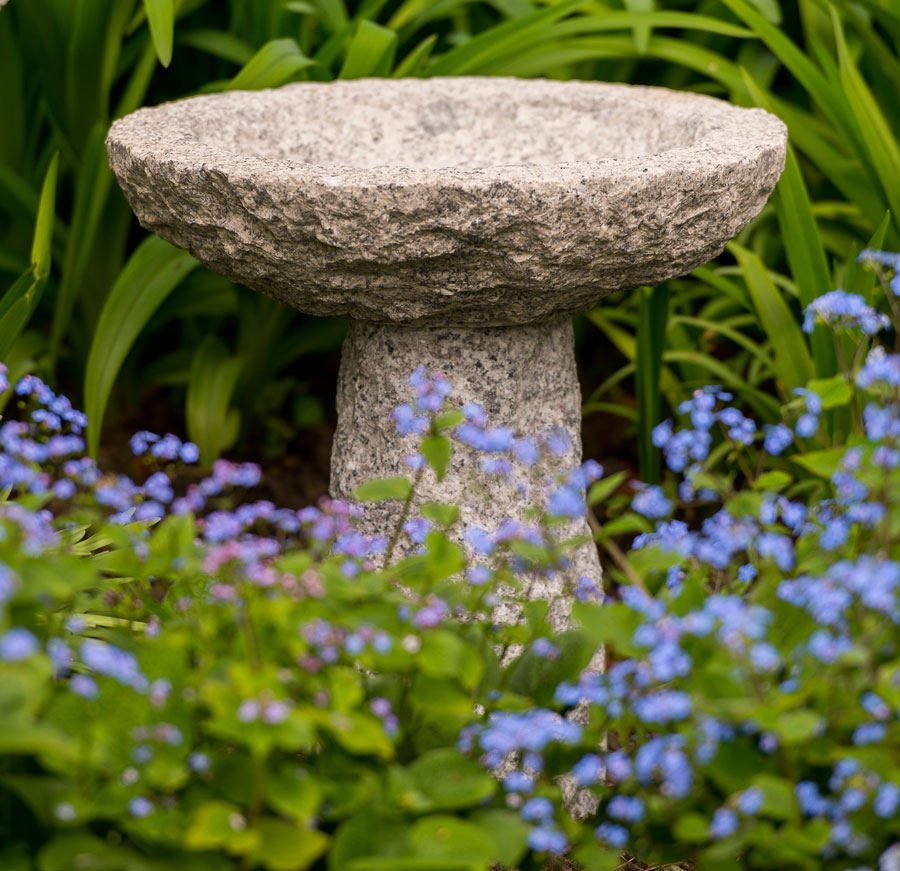 Tom Chambers Small Stone Bird Bath.