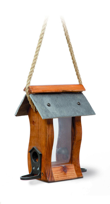 Curvy Bird Seed Feeder