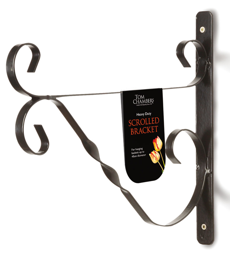 Tom Chambers 25cm Scrolled Hanging Basket Bracket