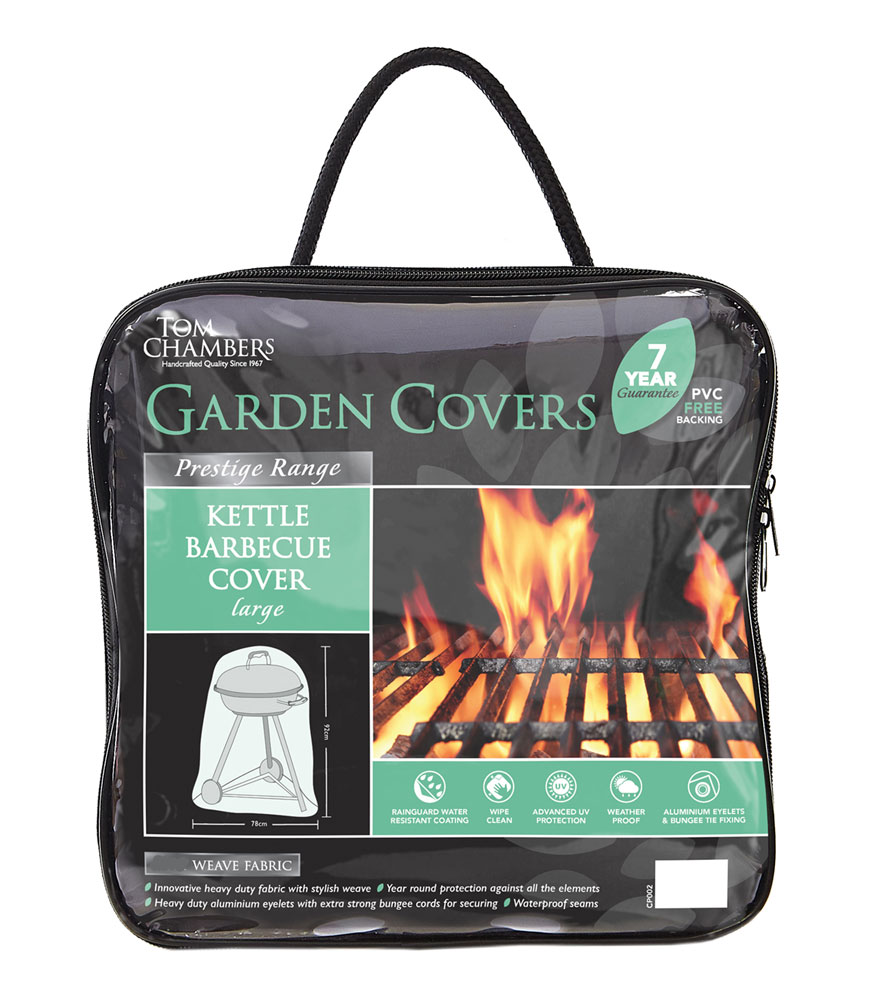 Prestige Kettle Large Barbecue Cover Green Weave