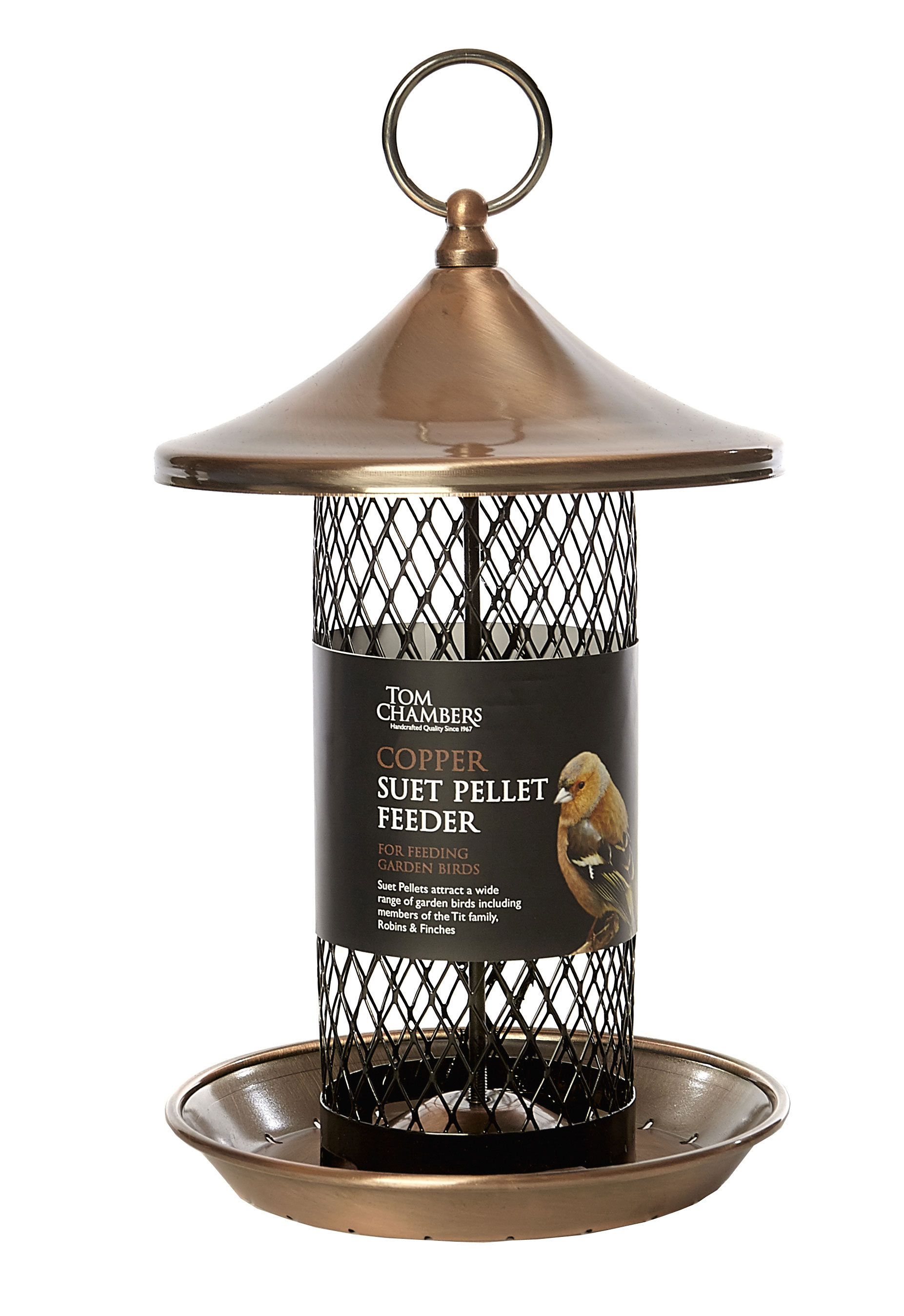 Copper Metal Wild Bird Suet Feeder Heavy Duty