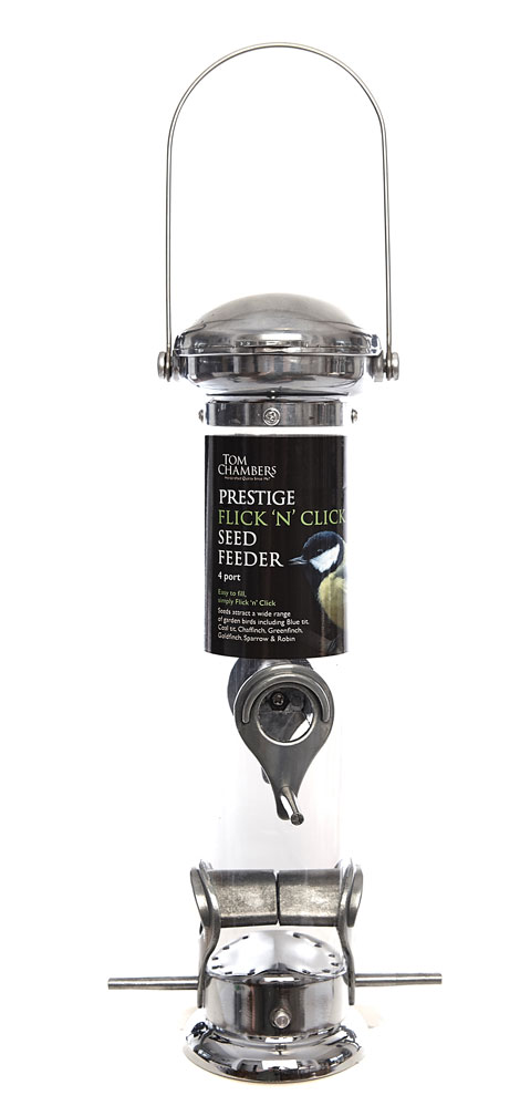 Heavy Duty Prestige Hanging 4 Port Wild Bird Seed Feeder