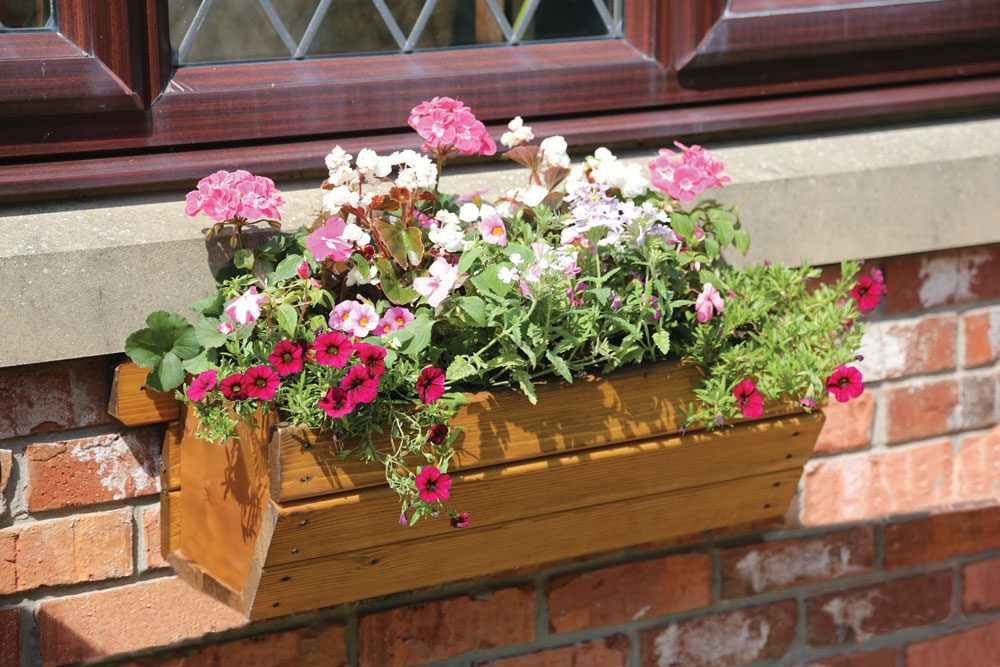 Wooden Window Boxes