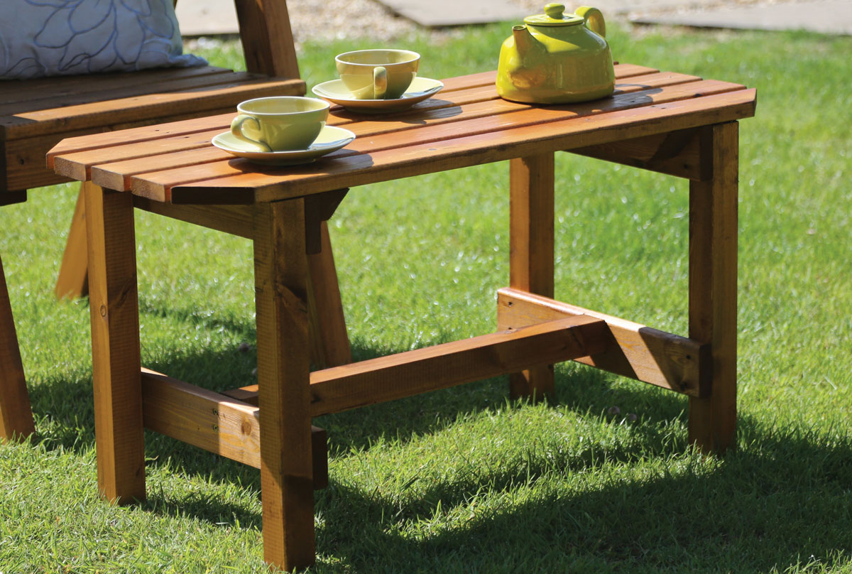 Wooden Patio Coffee Table