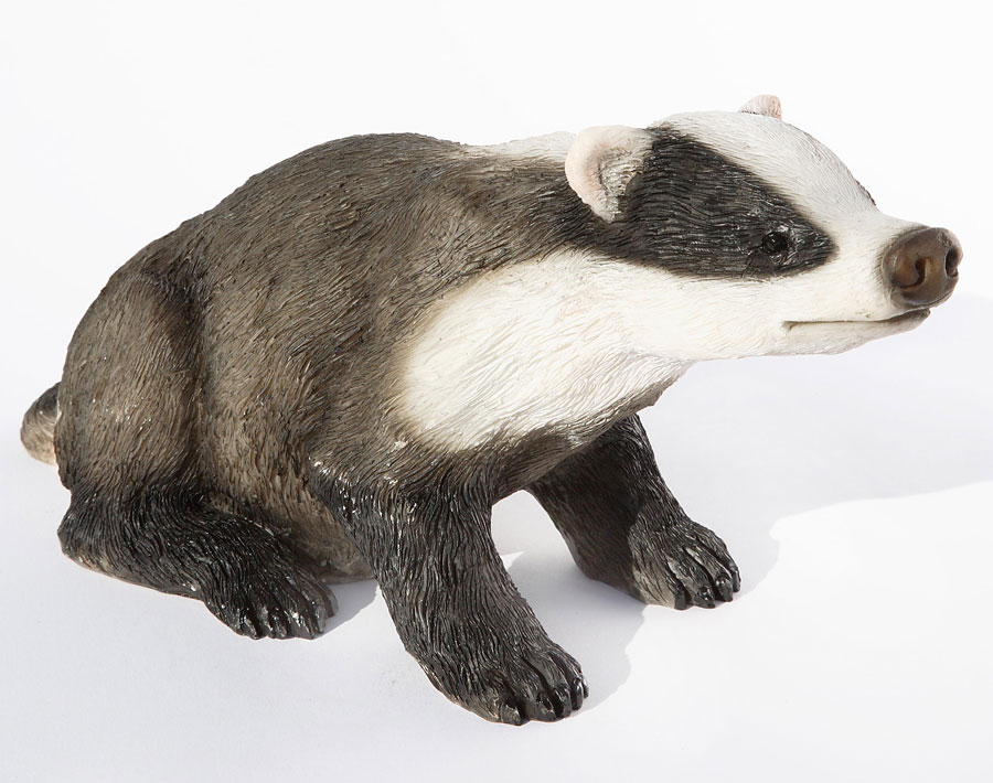 Badger Garden Ornament - Resin