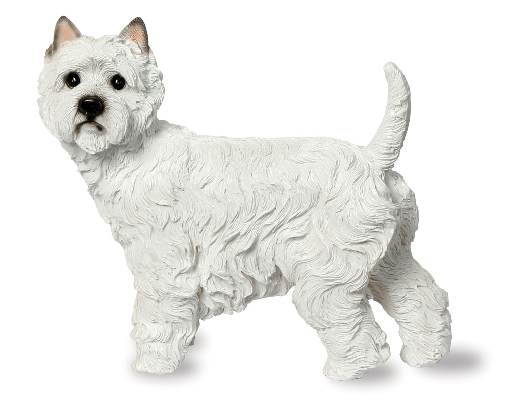 Standing Westie Dog - Animal Art Garden Ornament
