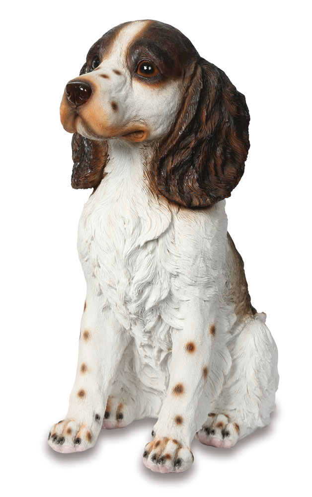 Large Springer Spaniel Dog - Animal Art Garden Ornament