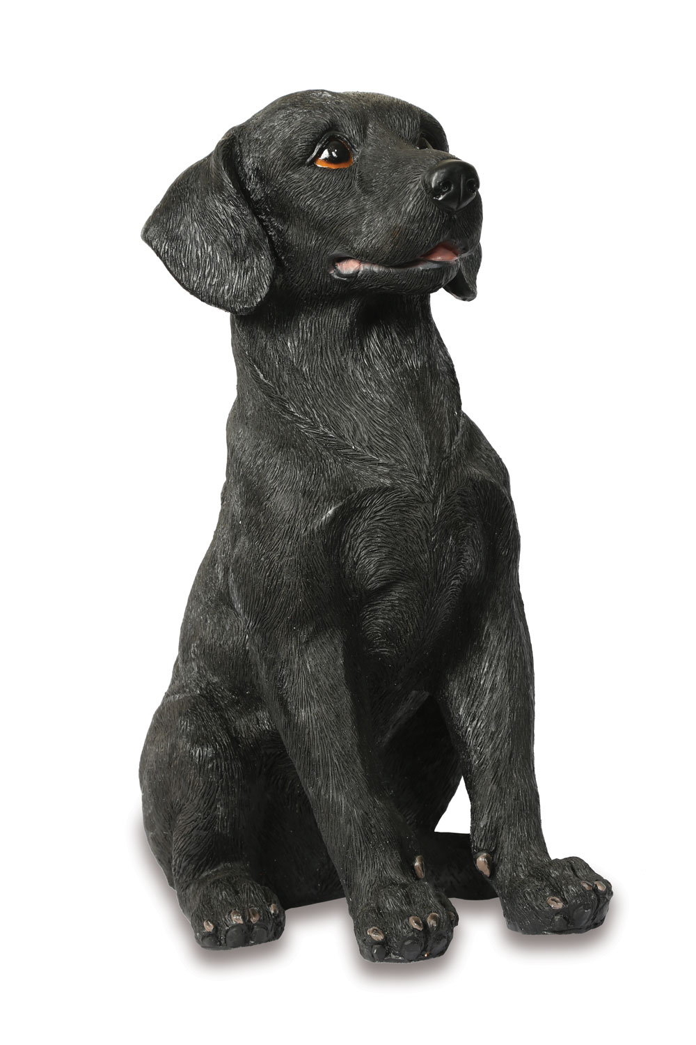Large Black Labrador Dog - Animal Art Garden Ornament - Statues