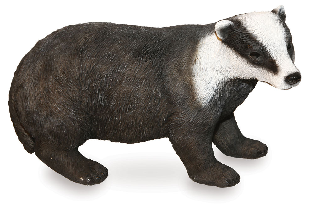 Badger- Figurine Ornament - Woodland Animal Statue