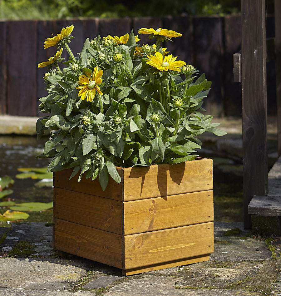 Large Kelham Wooden Garden Planter