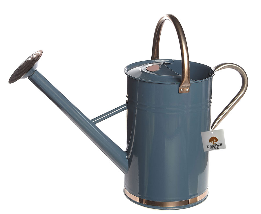 8 Litres Blue Metal Watering Can