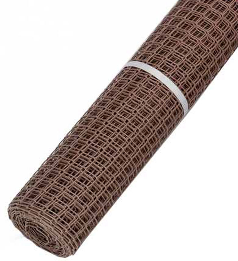 Climbing Plastic Plant Support Mesh Brown 5m x 0.5m