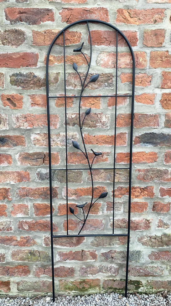 Gigha Metal Plant Support Trellis Frame Panel 140cm high