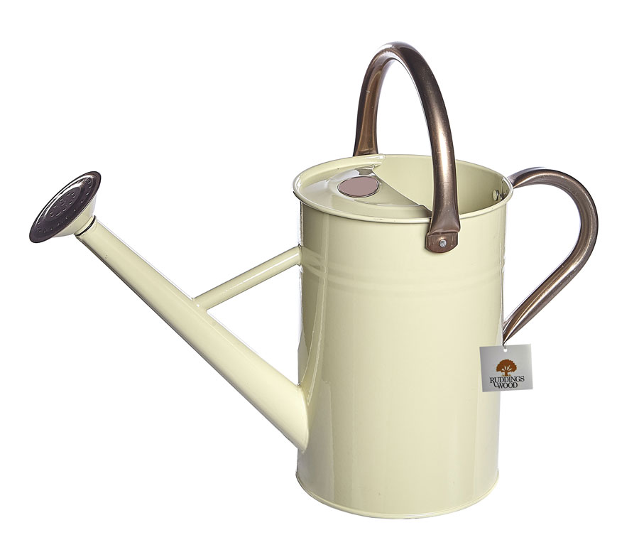4 Litres Cream Metal Watering Can