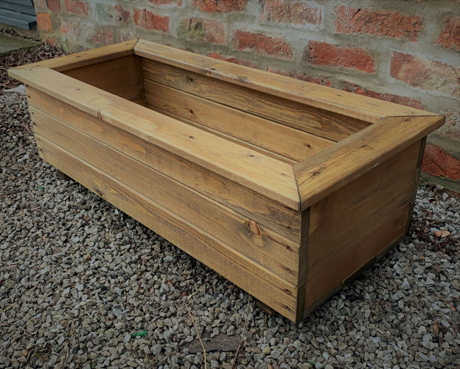 Outdoor Trough Planter Bulb Container Boxes Large