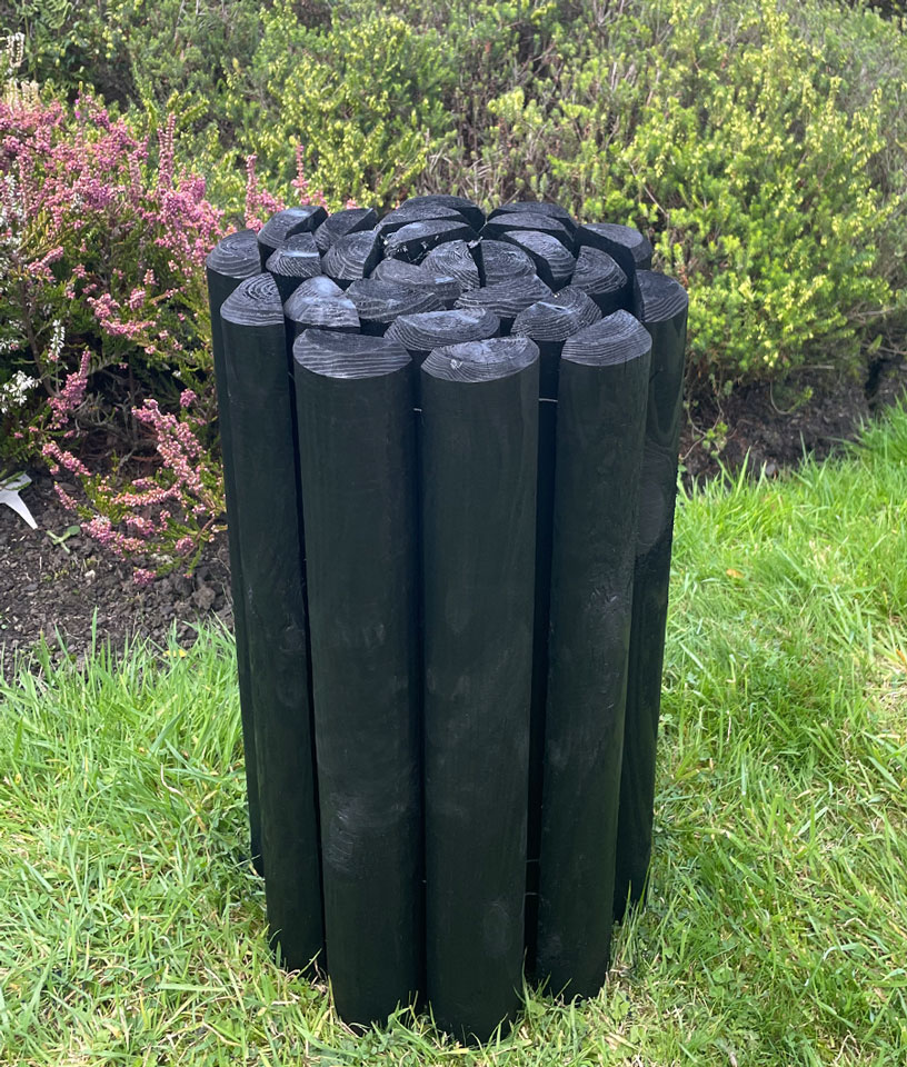 Flower Bed Log Roll Edging 66cm x 1.8m