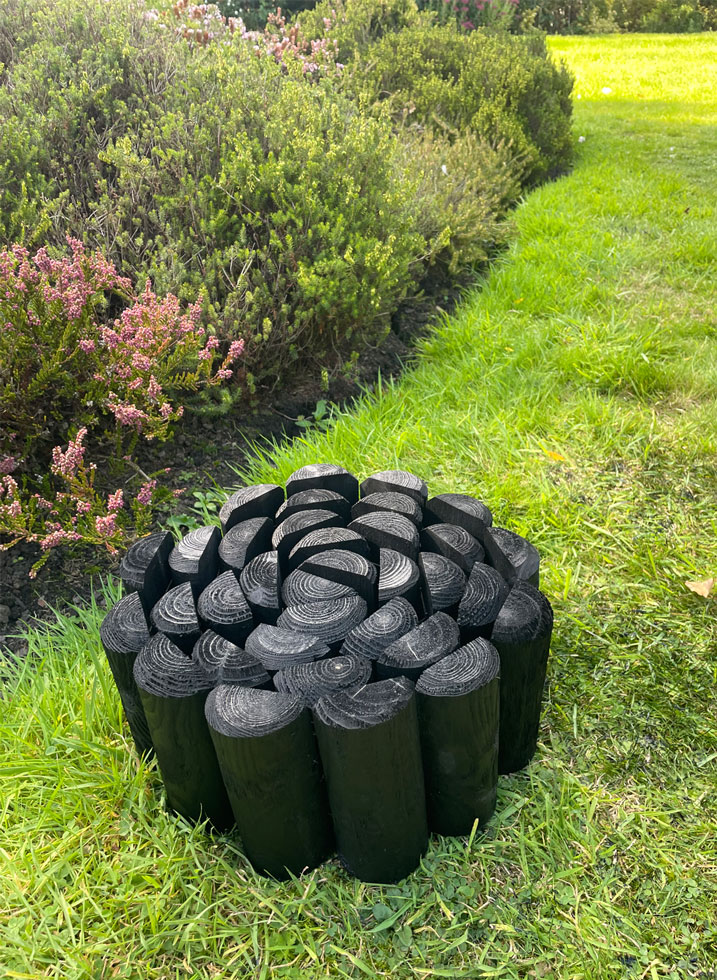 Garden Timber Log Vertical Roll 15cm x 2.4m