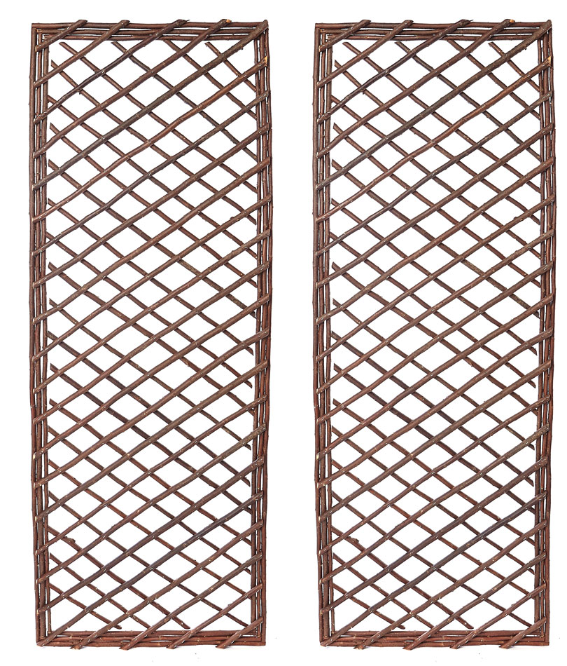 Willow Garden Wall Trellis Framed Panels Set of 2