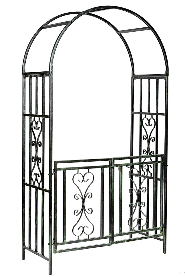 Winchester Garden Metal Arch with Gates