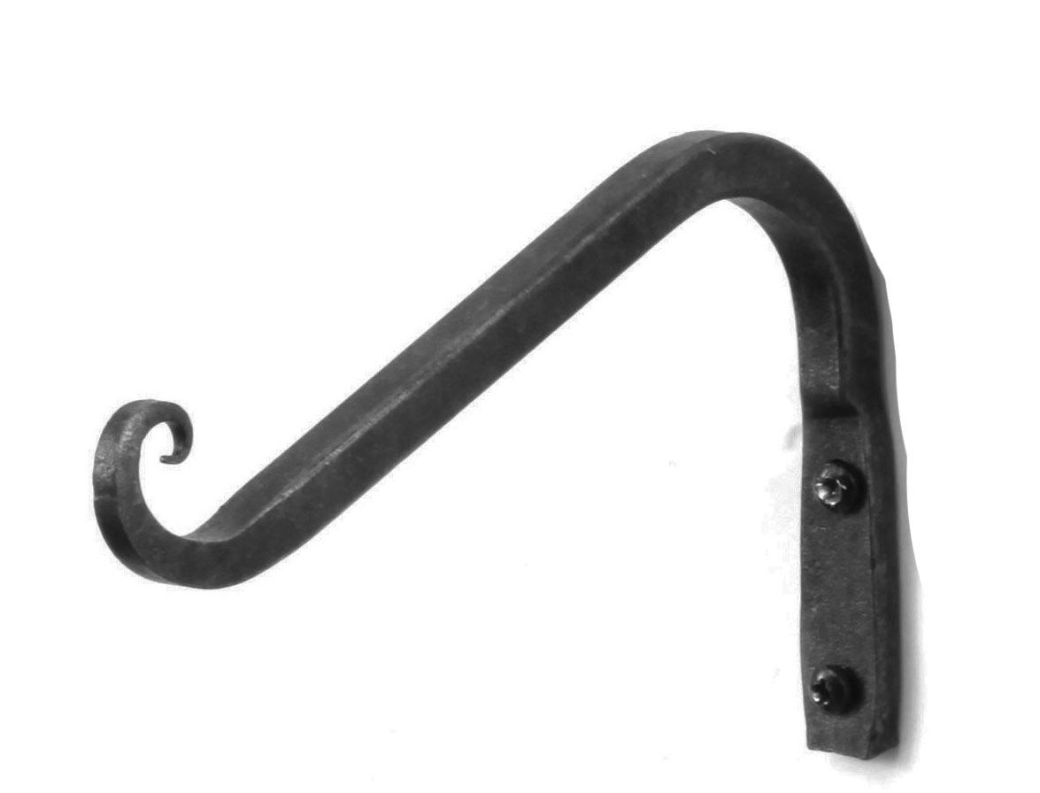 Hanging Basket Bracket Wall Mounted Angled Small Hook