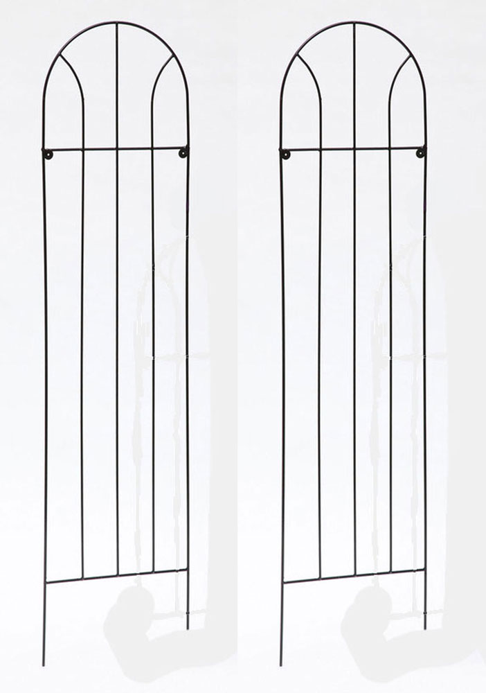 Twin Pack Arched Wall Trellis - Plant Climbing Trellis