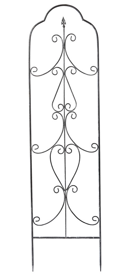 Garden Trellis Plant Support Vintage Style Fleur De Lys