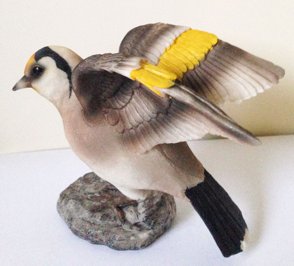 Goldfinch Wild Bird Statue Ornament
