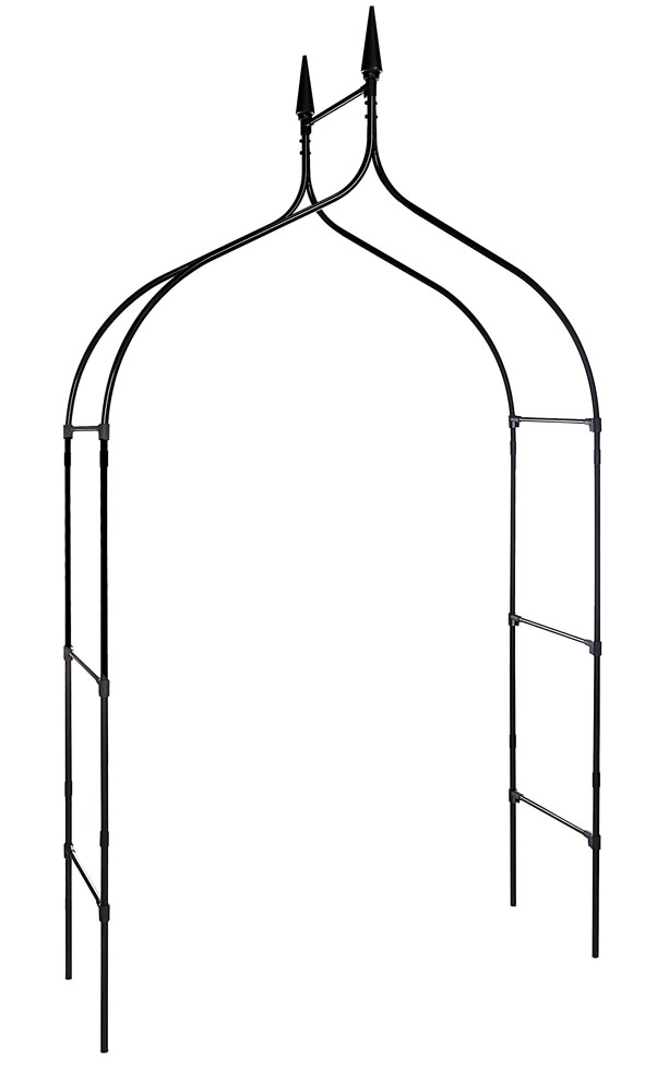 Gothic Style Garden Metal Arch - UK Garden Products