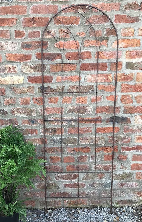 Garden Trellis Metal Plant Privacy Trellises Rust Effect 1.18m