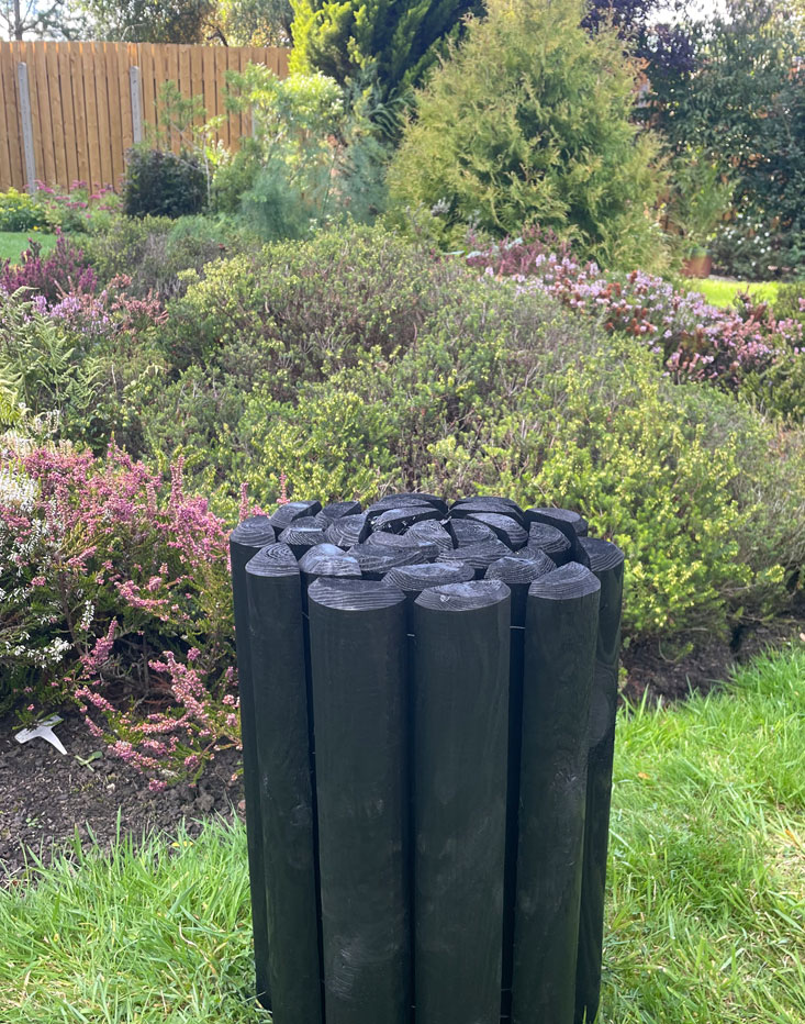 Timber Garden Edging Roll 30cm x 1.8m
