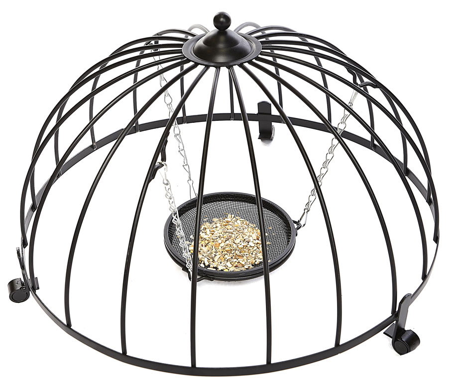 Smaller Garden Birds Ground Haven Cage Feeder