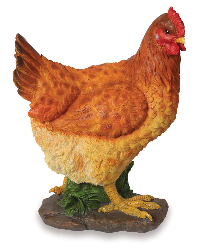 Dark Brown Hen - Garden Ornament