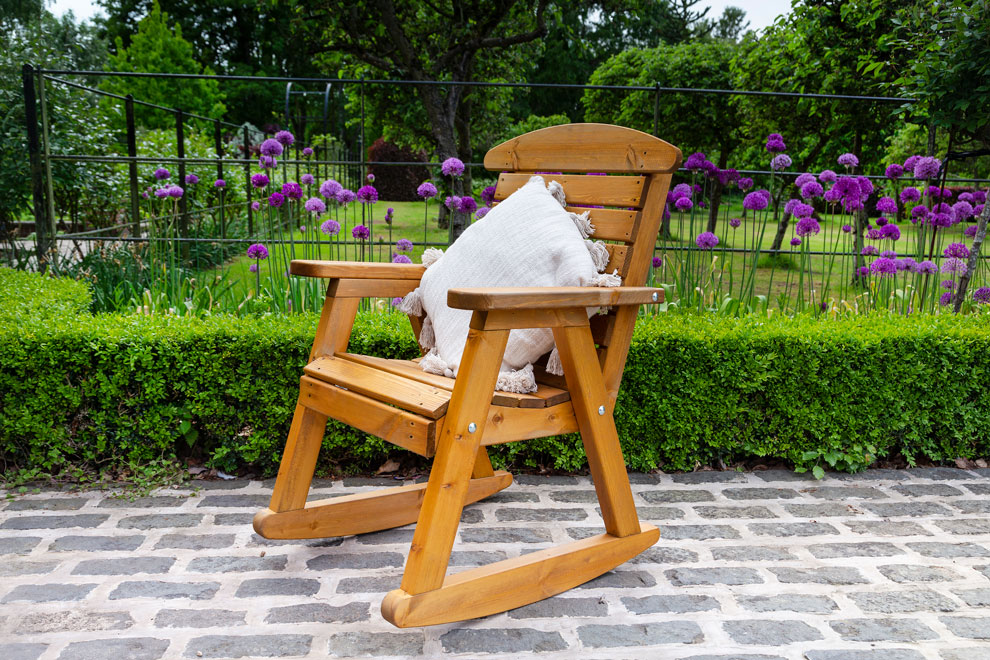 Hetton Wooden Rocking Chair
