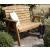 Hetton Wooden Garden Bench - view 1