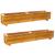 Set of 2 large 120cm Wooden Rectangular Garden Planter Trough - view 1