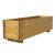Wooden Garden Planter Trough Large Brown Wood Stain - view 3