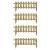 Garden Picket Wooden Fencing Panels Set of 4 - view 1