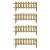 Garden Picket Wooden Fencing Panels Set of 4 - view 1