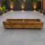 Rustic Log Style Wooden Trough Planter Long Heavy Duty Garden Planter 130cm - view 5